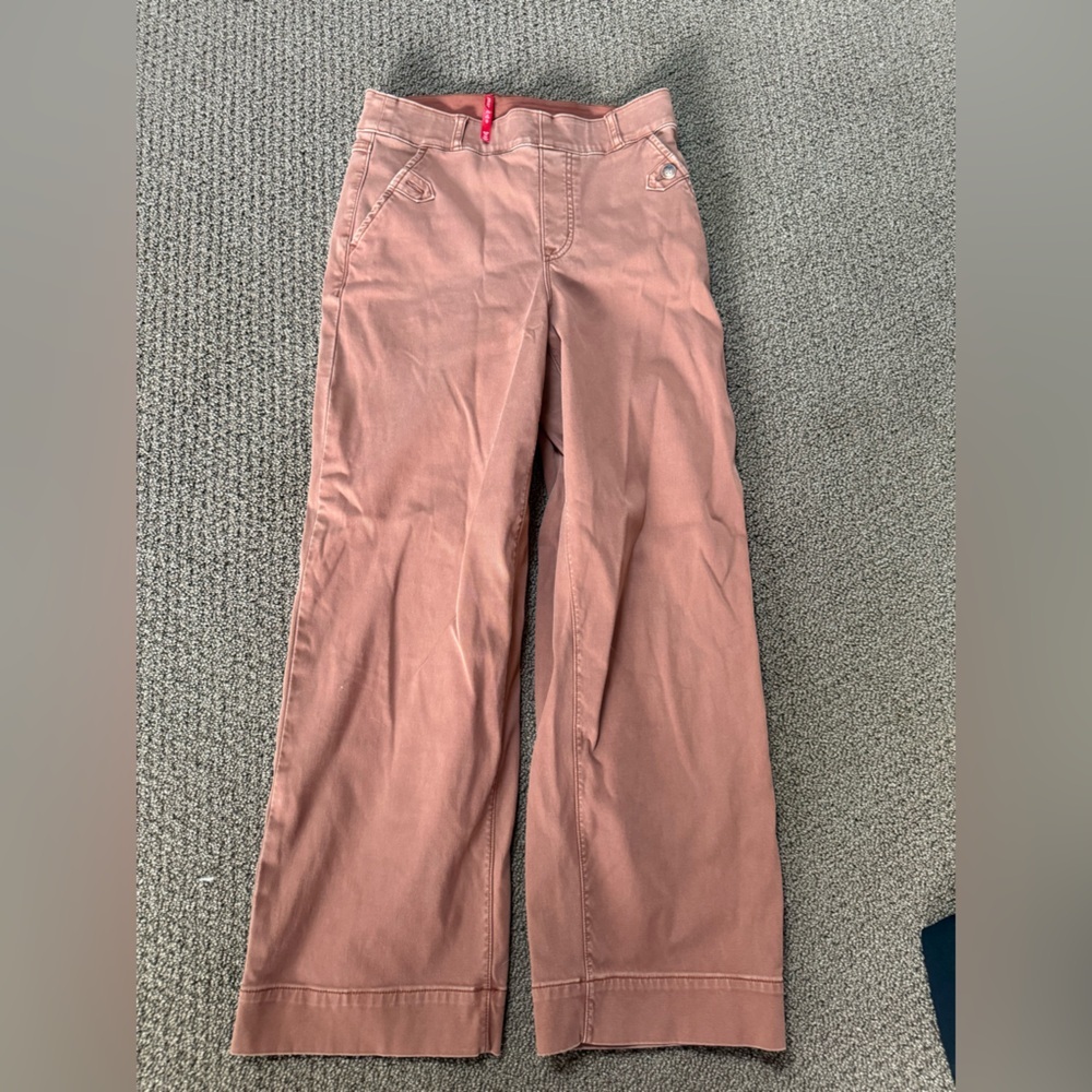 SPANX Rose-Tinted wide leg Pants